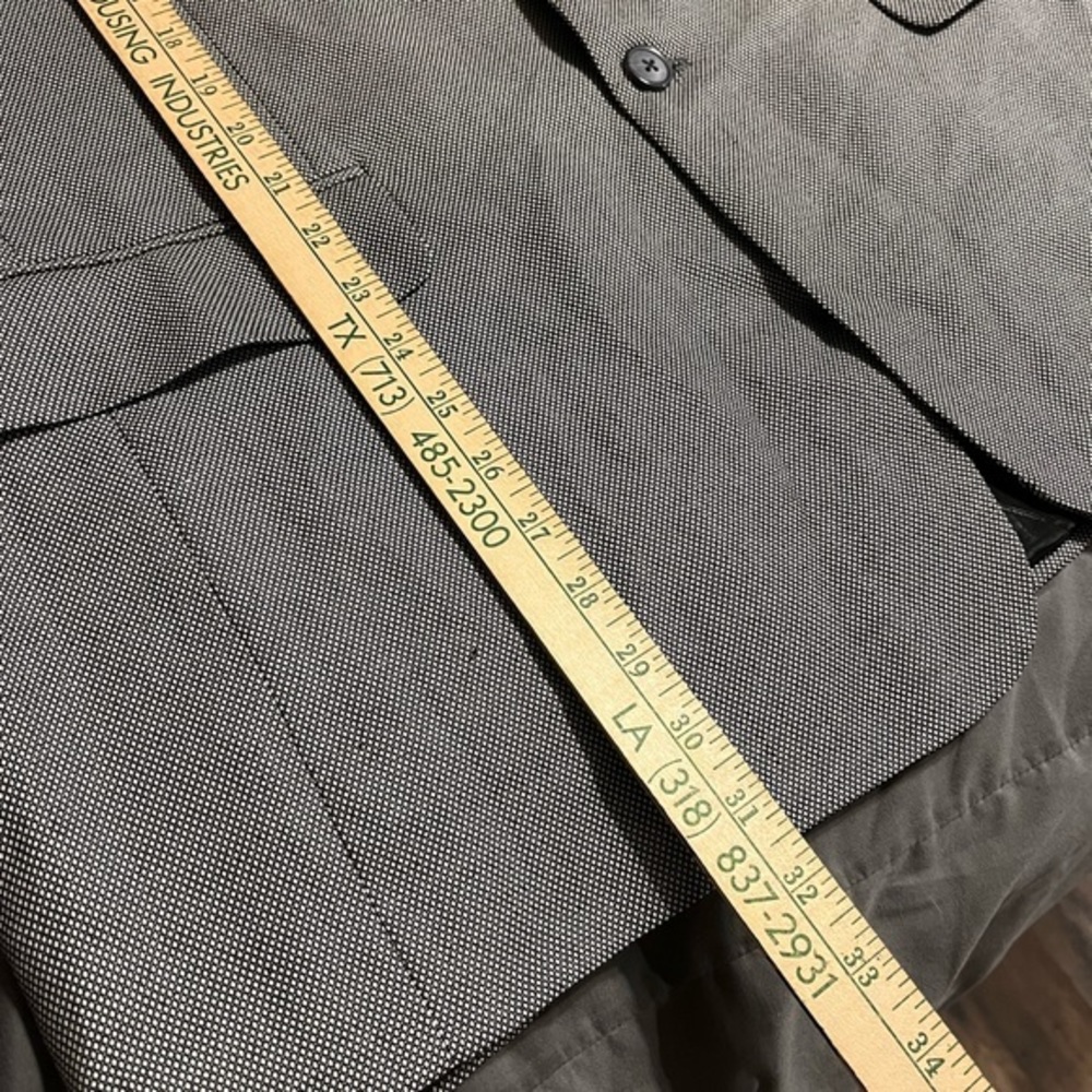 Giorgio Armani Black & White Blazer Sport Coat Great Shape No Tag See Measuremen - Picture 7 of 12
